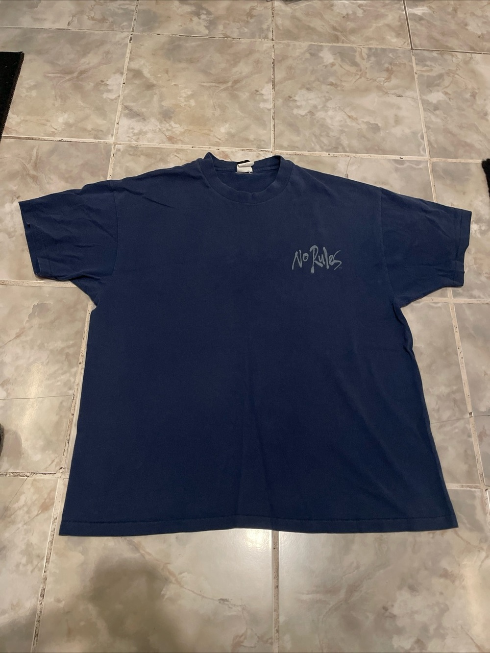 VTG 90s NO RULES Single Stitch Skater Skateboarding Grunge T-Shirt SZ XL